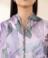 Unstitched Women's Embroidered Lawn Pink Three Piece Suit